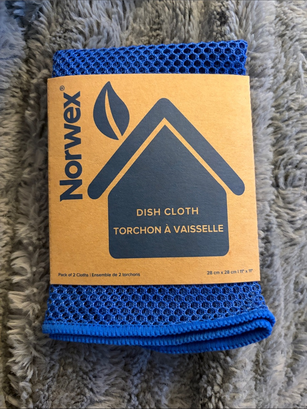 Norwex Blue Mesh Dish Cloth - Deep Blue Cleaning Cloth